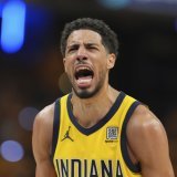 Tyrese Haliburton: l'atout maître d'Indiana. KEYSTONE/AP/Michael Conroy